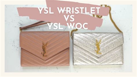 ysl vintage peach|YSL VINTAGE PEACH WRISTLET CLUTCH VS WOC WALLET .